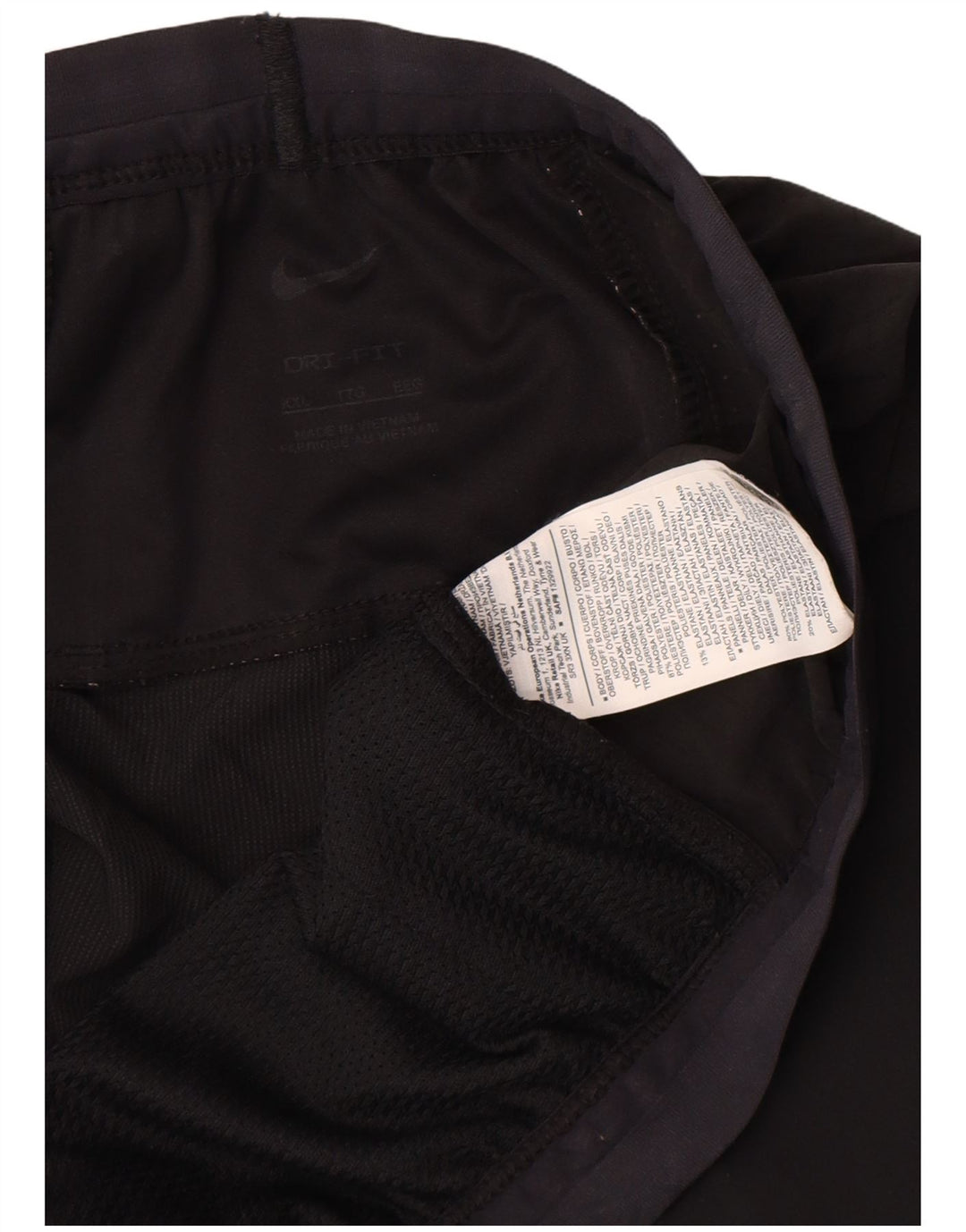Calça de treino masculina Nike 2XL poliéster preto