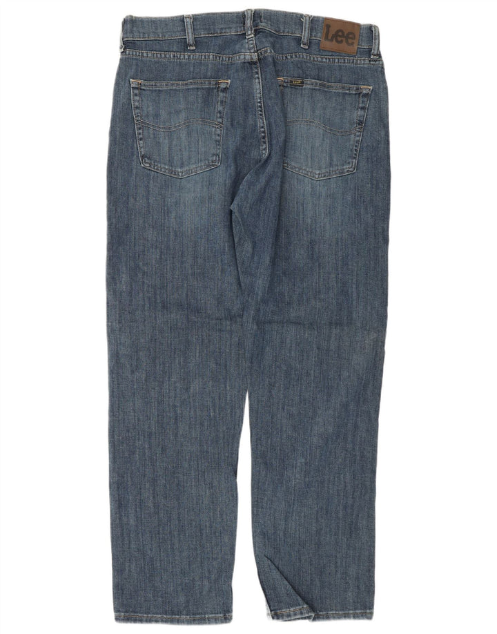 Jeans retos masculinos LEE W36 L30 algodão azul