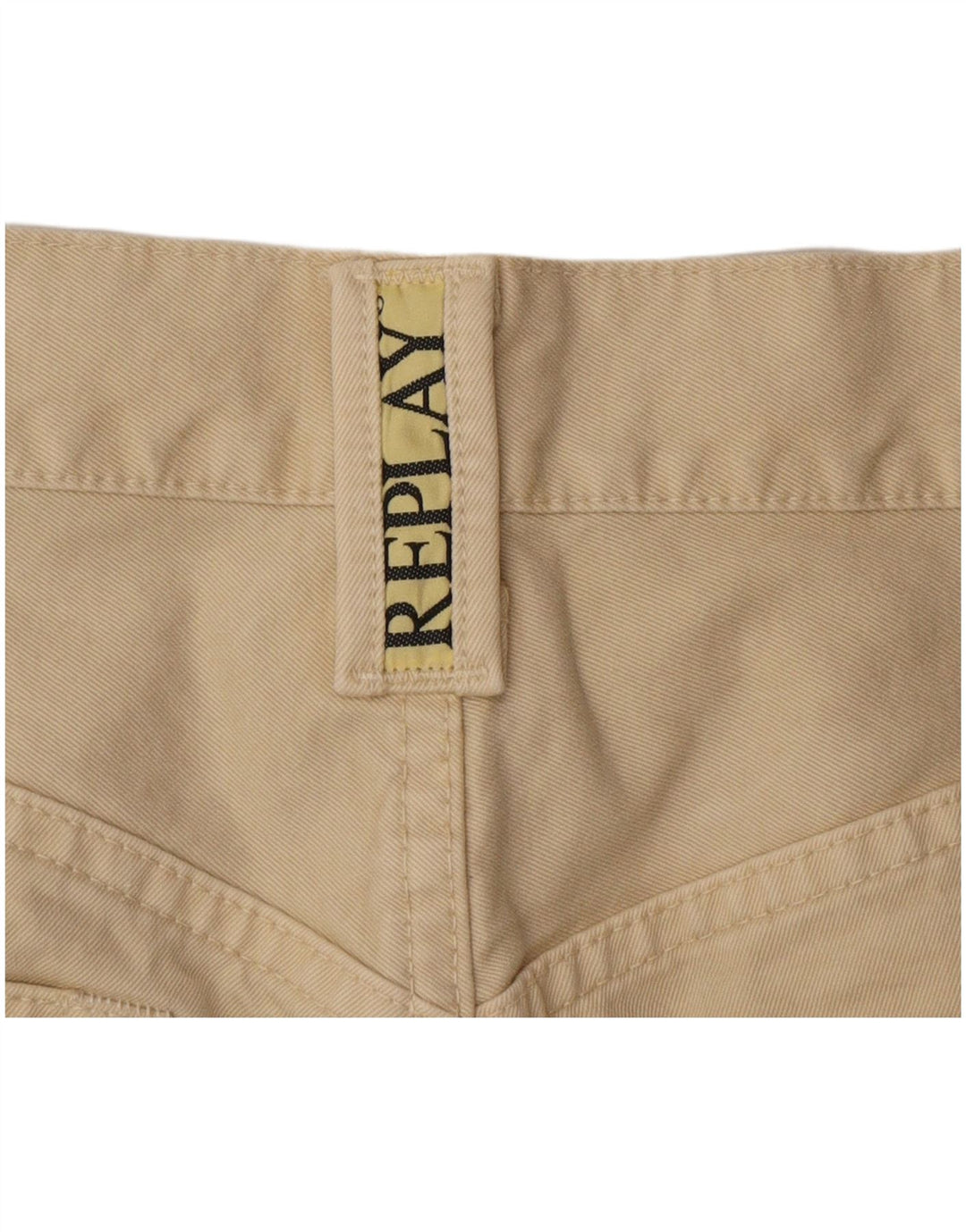 REPLAY Mens Straight Jeans W28 L32 Beige