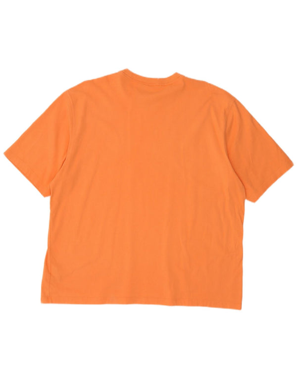 Adidas Camiseta Feminina Oversized Top UK 16/18 Grande Laranja Algodão