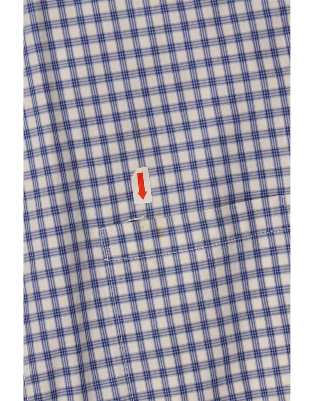 Camisa masculina J. CREW XL azul xadrez algodão