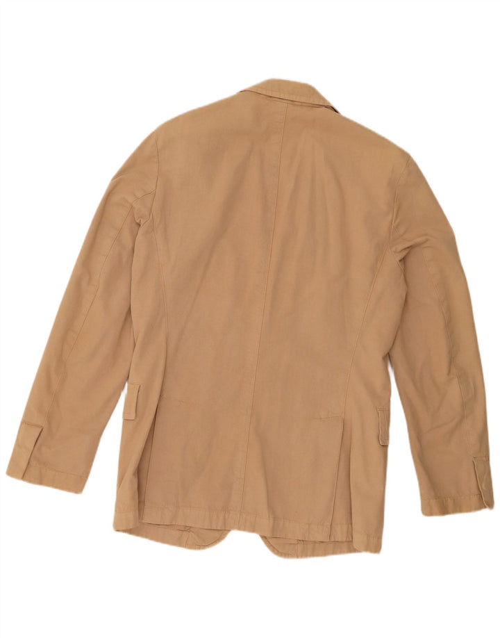 Jaqueta Blazer Masculina Hugo Boss com 2 Botões EU 48 Médio Bege
