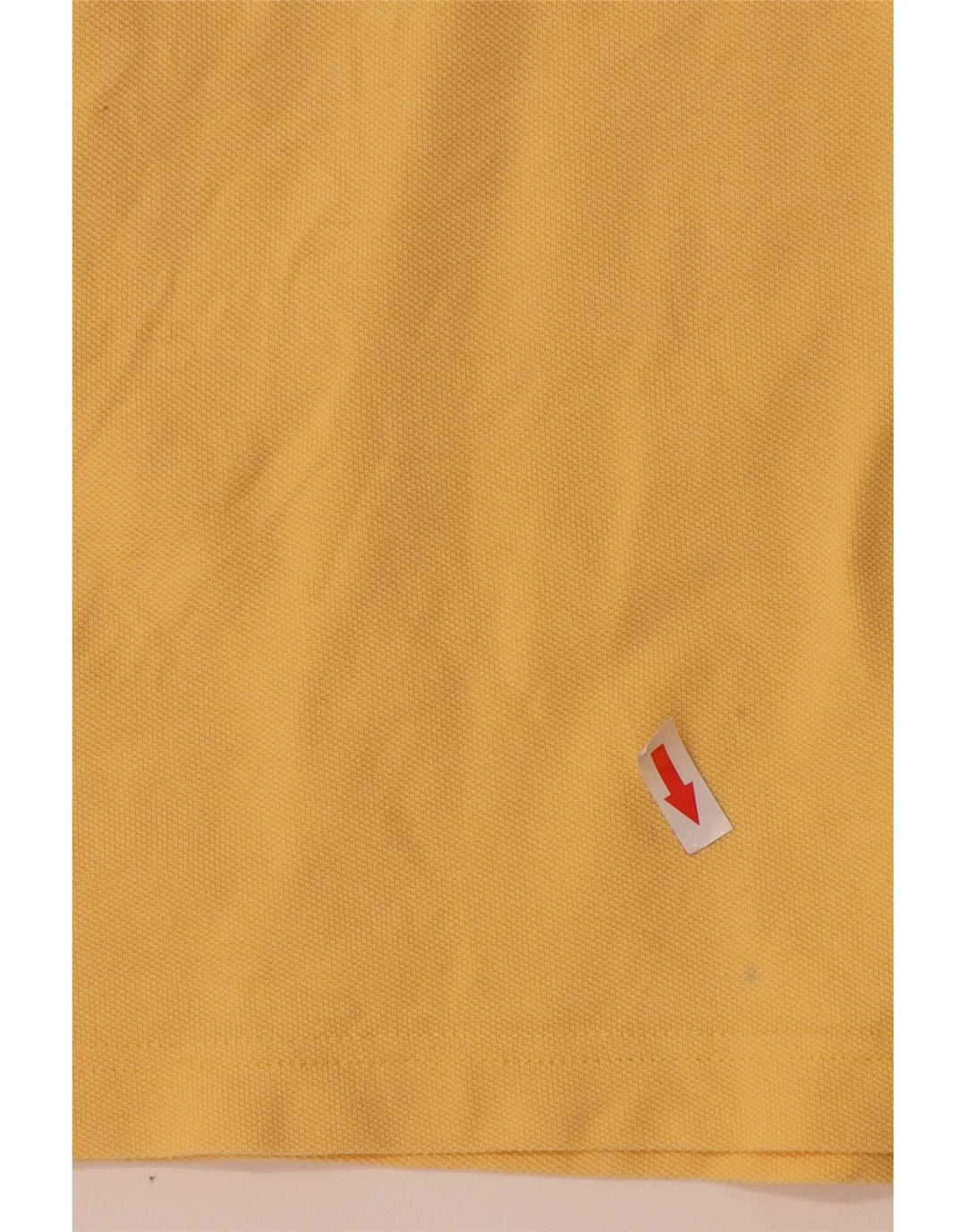 Camisa polo masculina Asics médio algodão amarelo