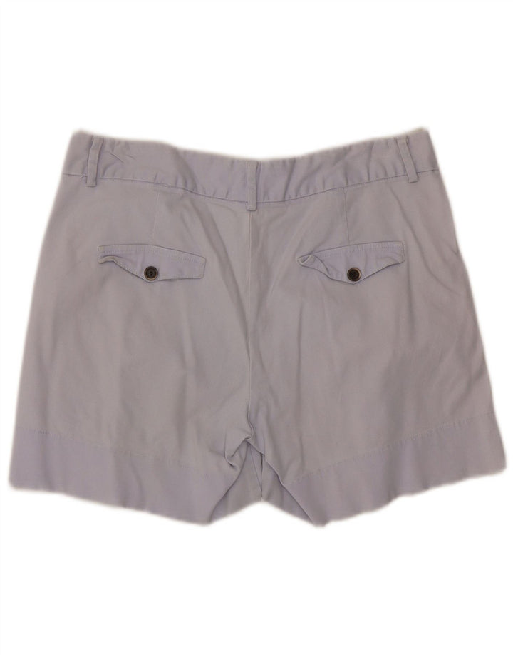 Zara Shorts Chino Feminino Grande W30 Azul