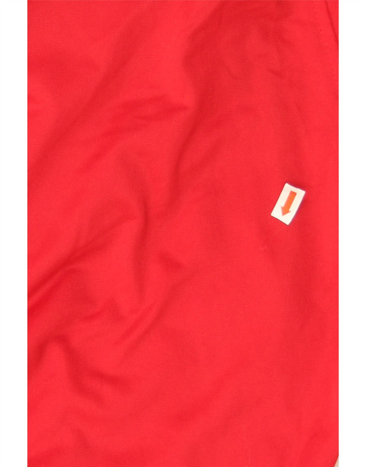 Calça de treino feminina Asics UK 8 pequeno poliéster vermelho