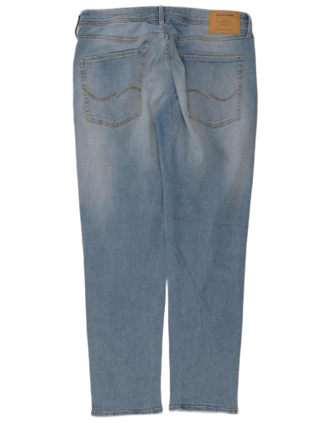 Jack & Jones Masculino GLENN Slim Jeans W36 L32 Azul Algodão