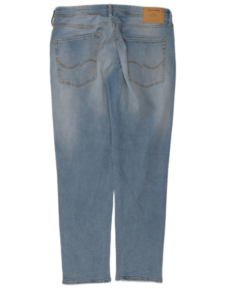 Jack & Jones Masculino GLENN Slim Jeans W36 L32 Azul Algodão