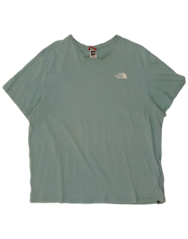 Camiseta gráfica masculina The North Face Top 2XL algodão azul