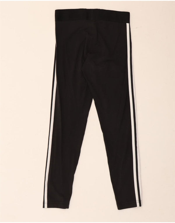 Leggings Adidas Femininas UK 8/10 Pequenas Pretas Esportes