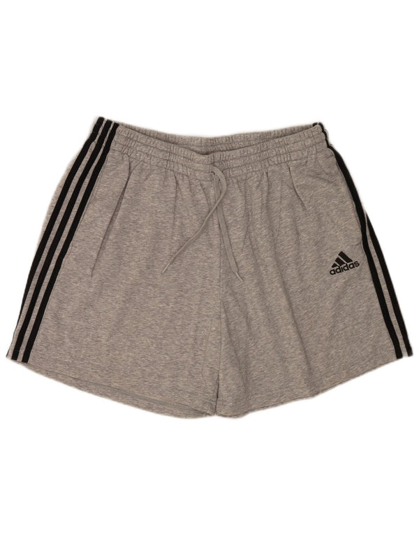 Shorts esportivos masculinos Adidas 2XL algodão cinza