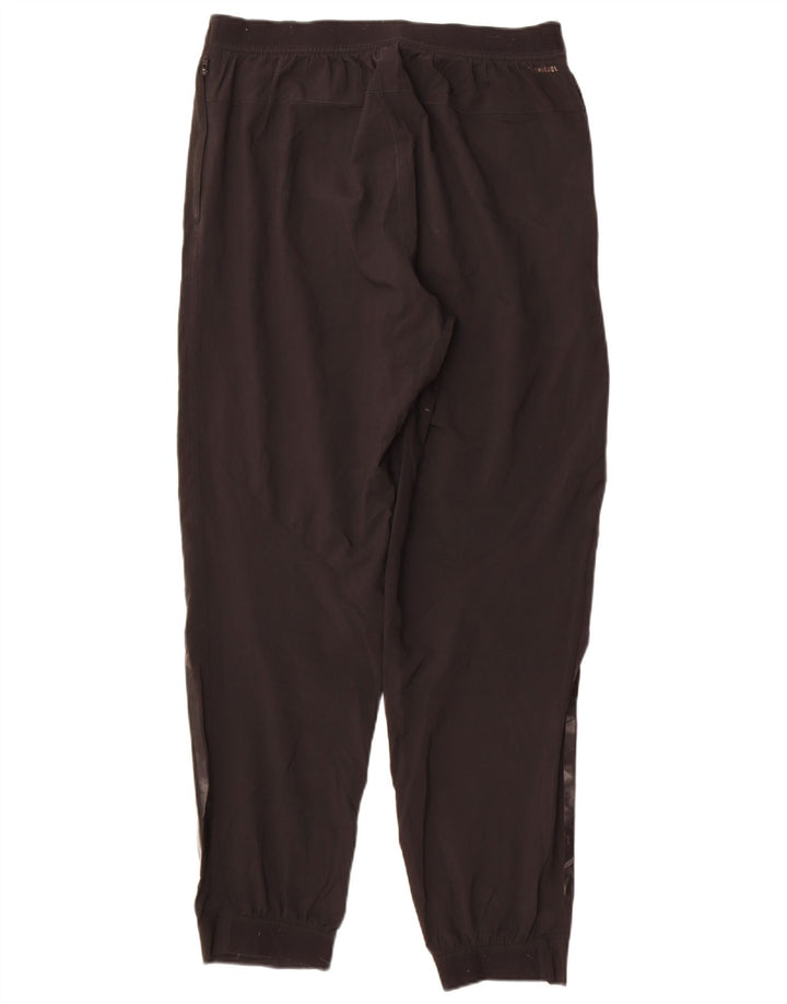 Adidas masculino climacool calças de treino joggers grande poliéster preto
