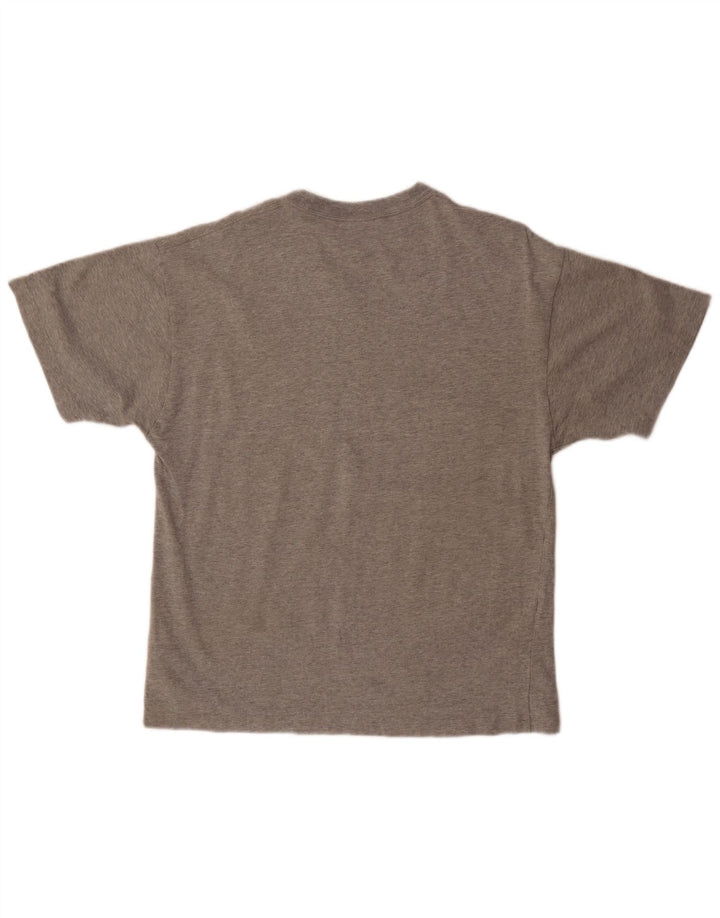 Camiseta masculina Nike Top cinza médio algodão