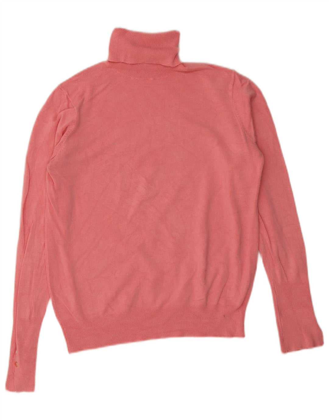 Zara Suéter feminino com gola redonda e gola redonda, Reino Unido 10 pequeno rosa