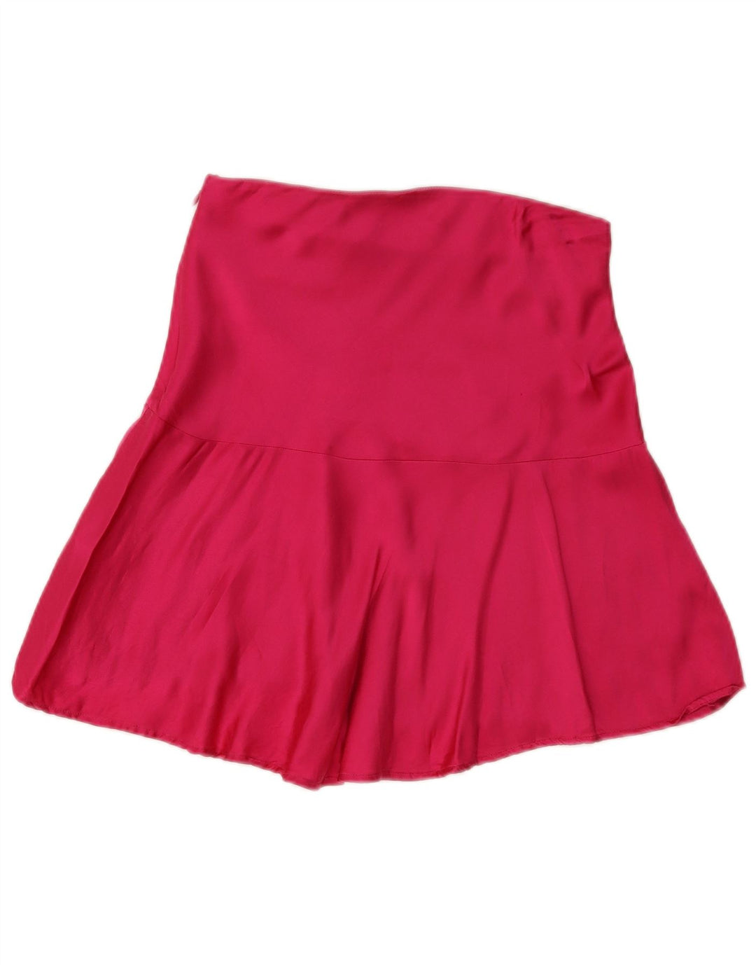 Mini saia feminina Zara pequena W26 viscose rosa
