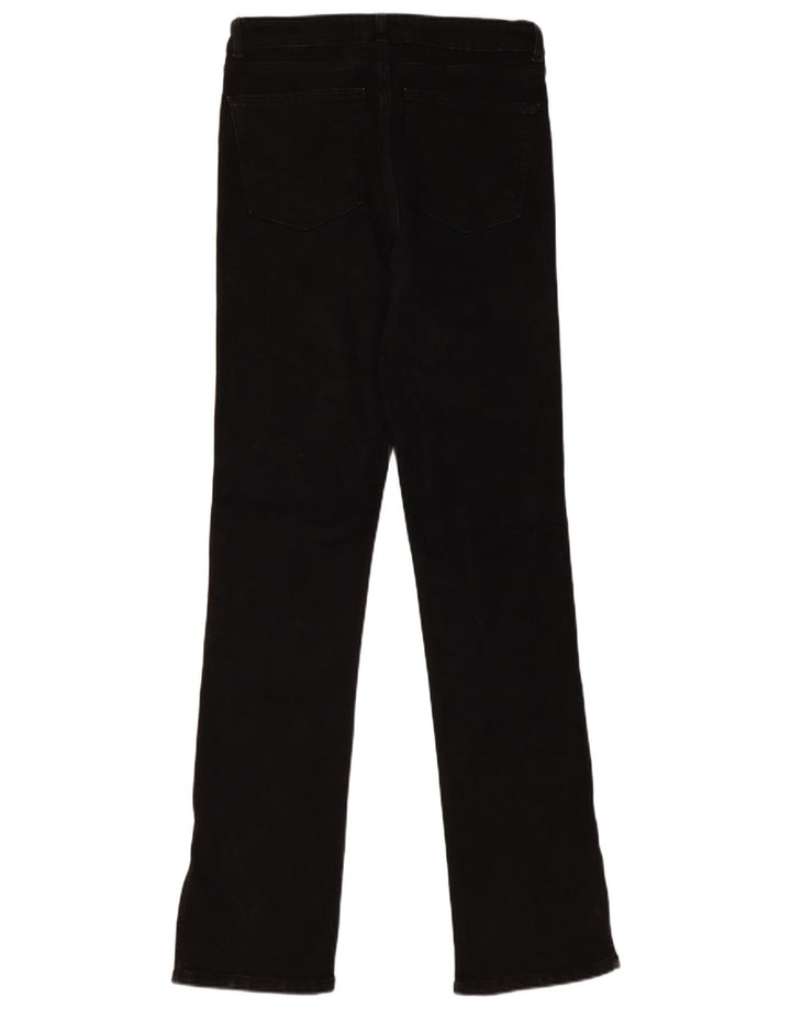 Calça jeans reta feminina Zara EU 40 médio W30 L32 algodão preto