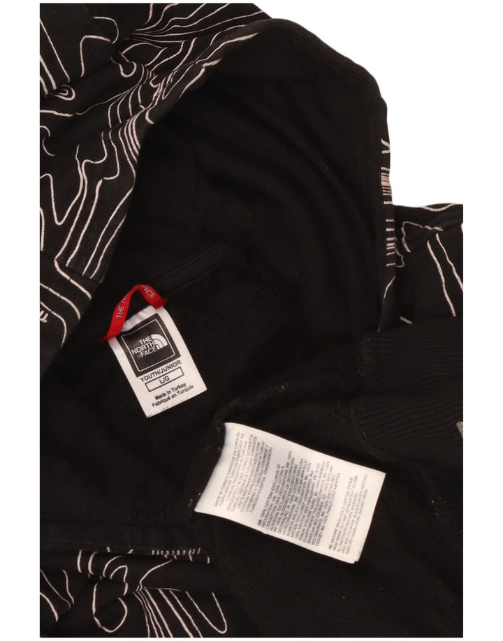 Suéter com capuz The North Face Boys Abstract Pattern 11-12 anos grande preto