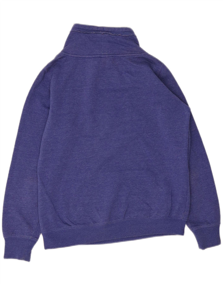 Jumper de moletom gráfico feminino Champion UK 14 algodão azul médio