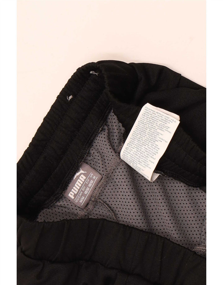Shorts esportivos masculinos Puma médio preto poliéster