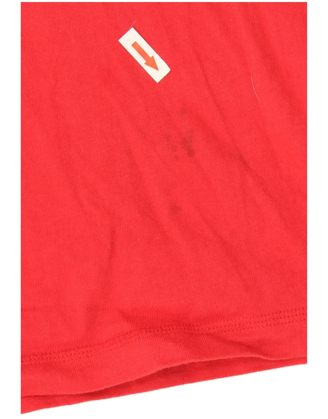 Campeão Mens Top Manga Longa 2XL Algodão Vermelho