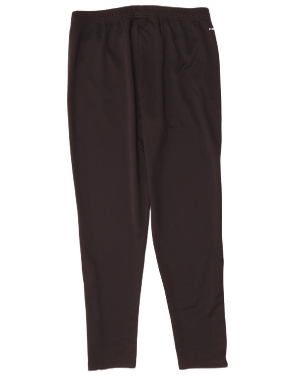 Calça de treino masculina Adidas grande poliéster preto