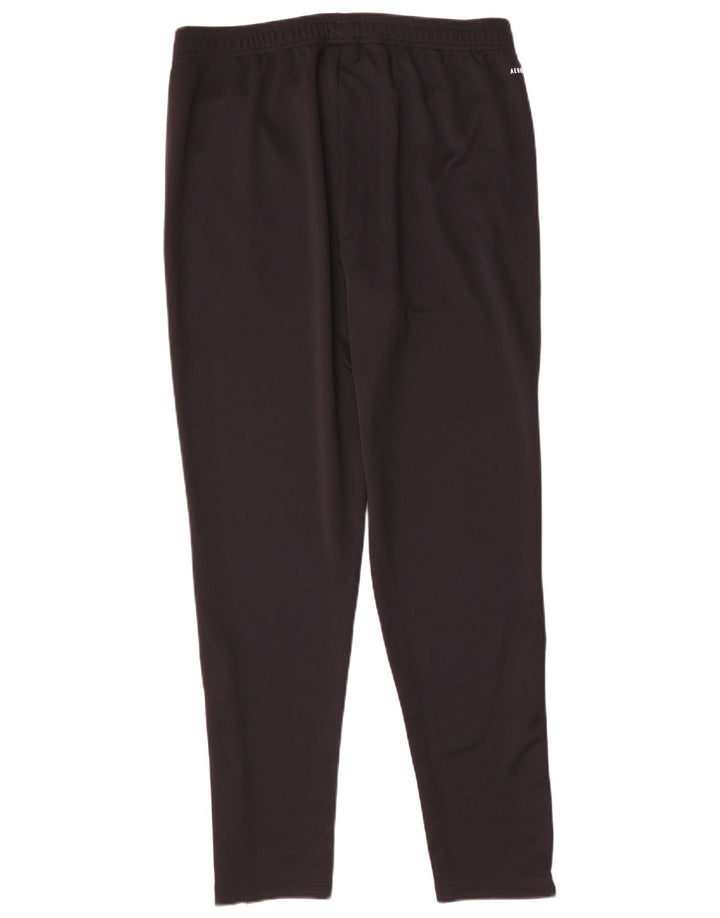 Calça de treino masculina Adidas grande poliéster preto