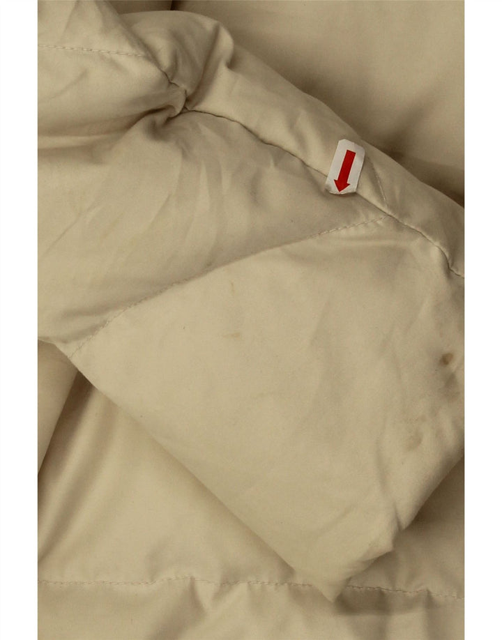 Jaqueta acolchoada superdimensionada para meninas Diadora 9-10 anos grande poliéster bege