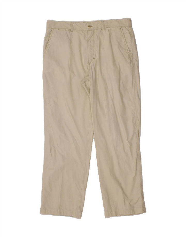 AVIREX Mens Straight Chino Trousers W34 L27 Off White Cotton Vintage Avirex and Second-Hand Avirex from Messina Hembry 