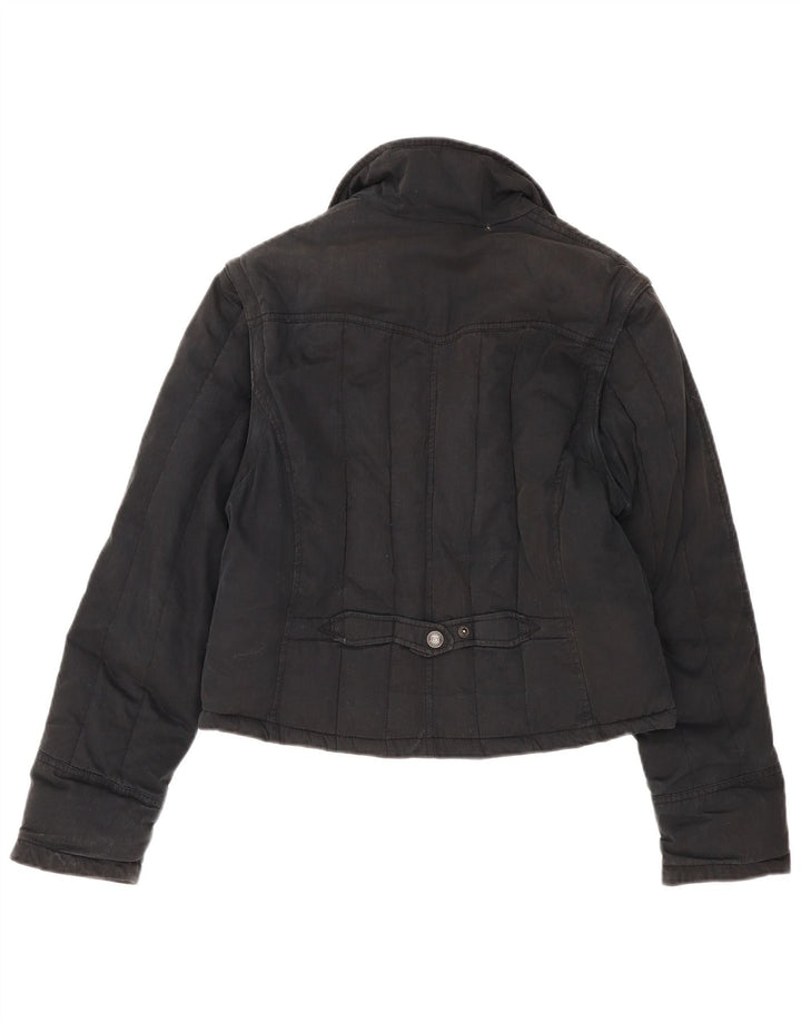 Jaqueta Levi's Feminina Crop Utility UK 16 Grande Preto