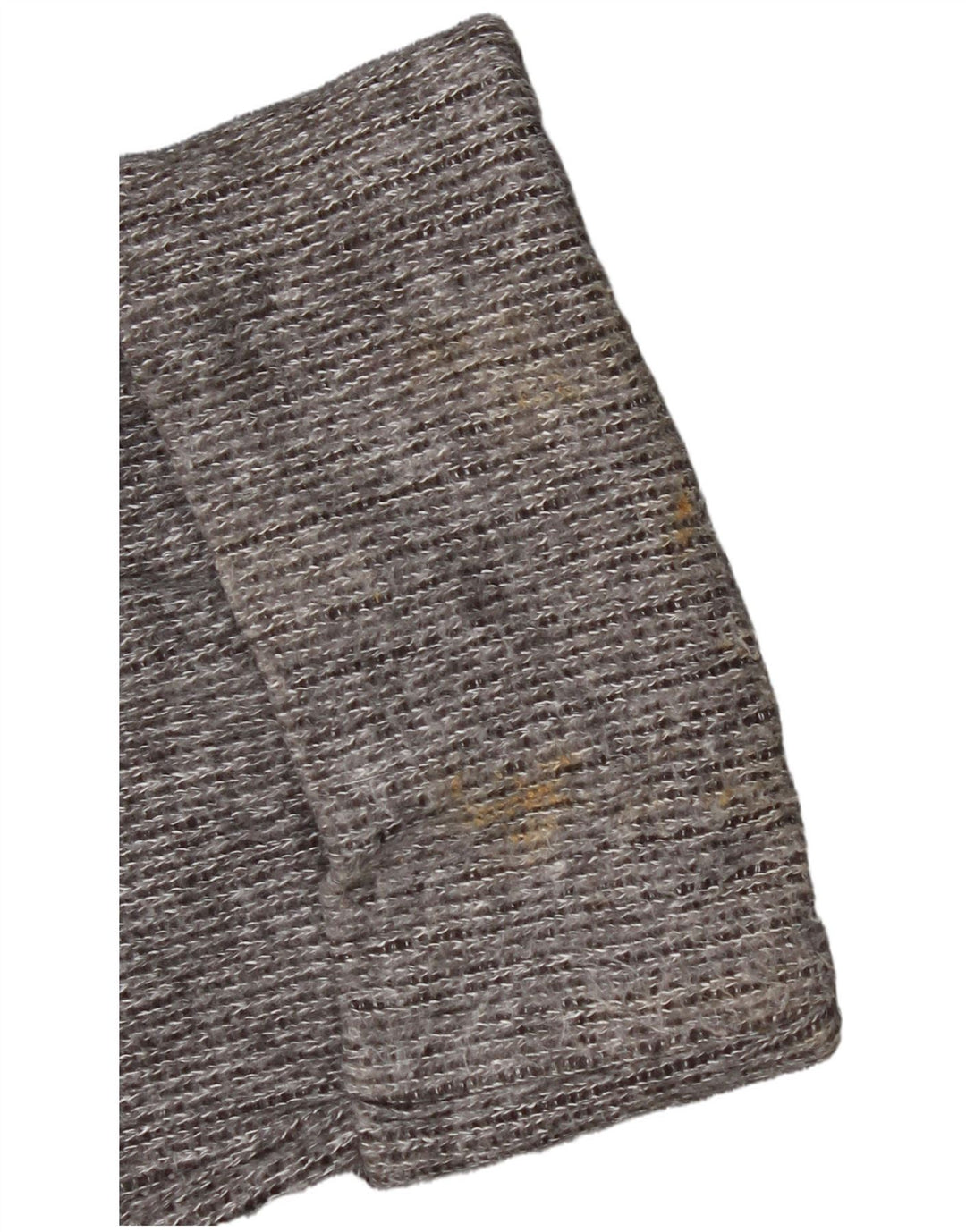 Suéter feminino Zara com gola tartaruga e gola alta Reino Unido 14 cinza médio manchado