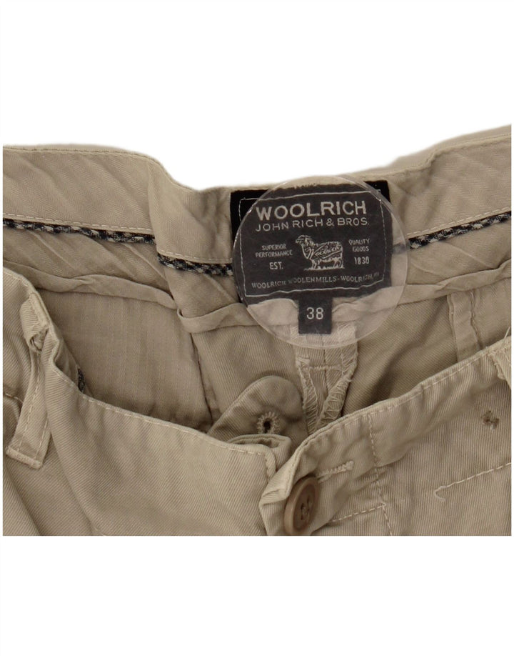 Shorts chino masculino WOOLRICH W38 XL bege