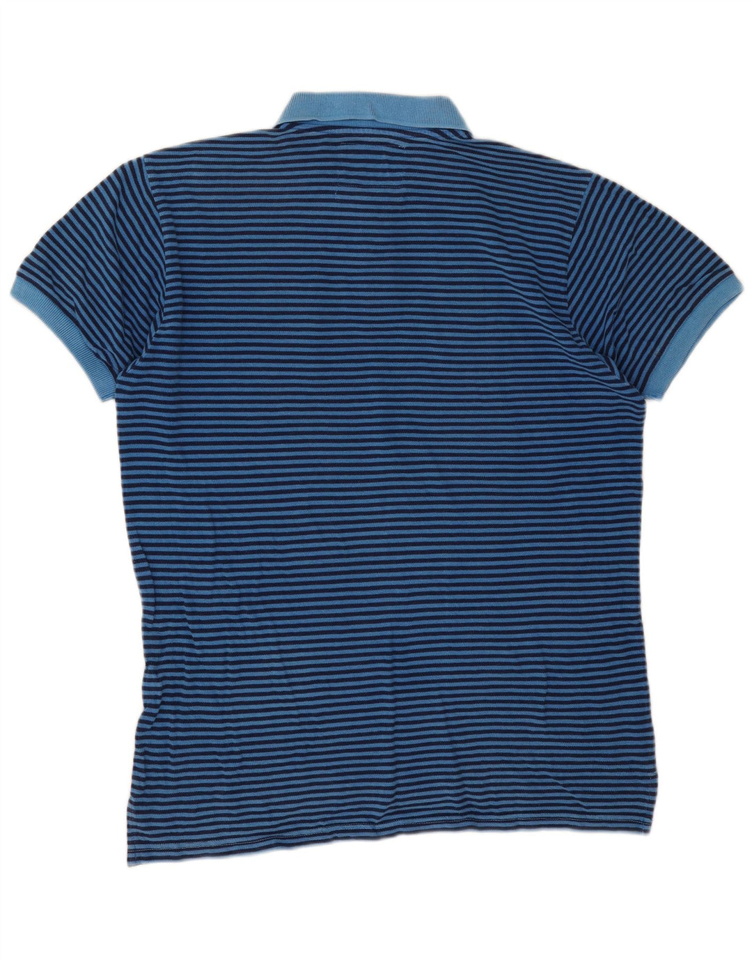 Camisa polo masculina North Sails grande algodão listrado azul