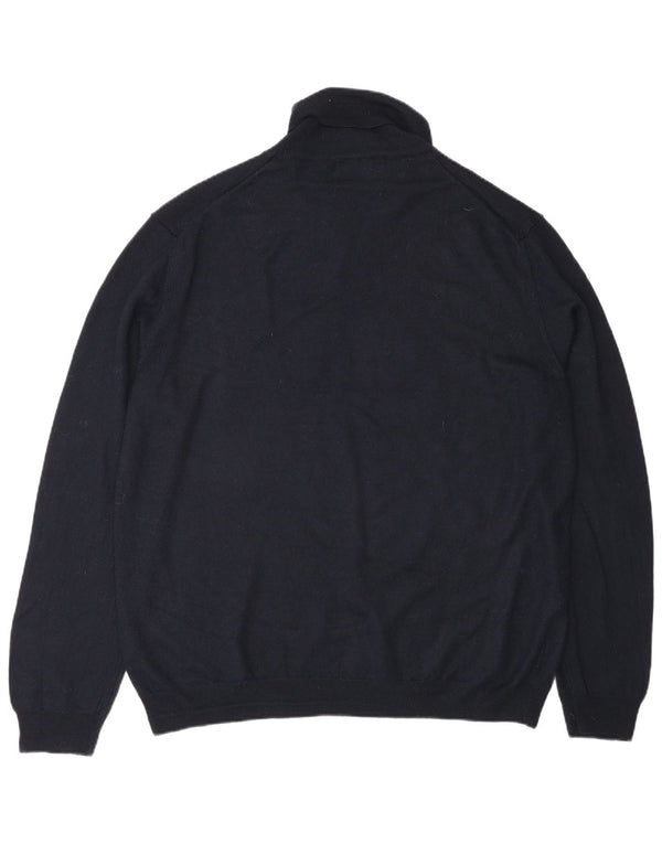 Suéter masculino Marks & Spencer com gola redonda 2XL azul marinho acrílico