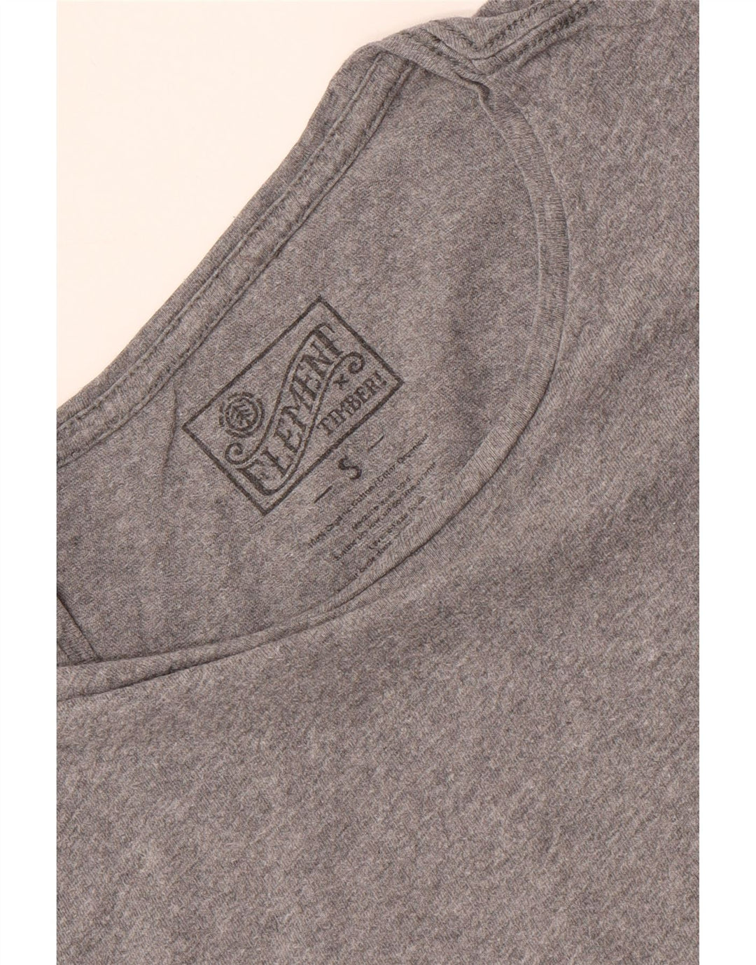 Camiseta Element Masculina Graphic Top Pequeno Cinza