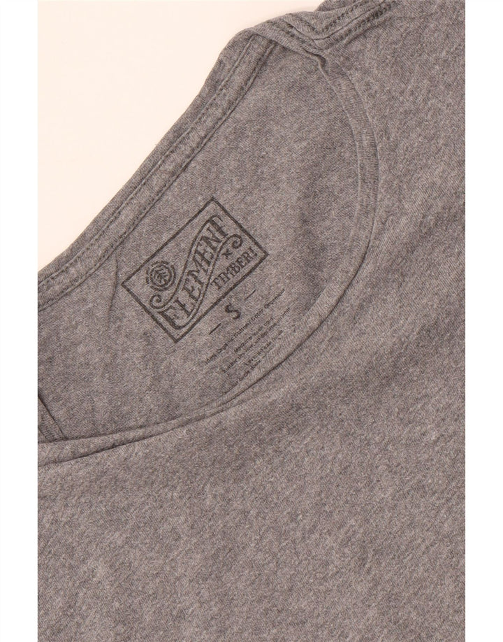 Camiseta Element Masculina Graphic Top Pequeno Cinza