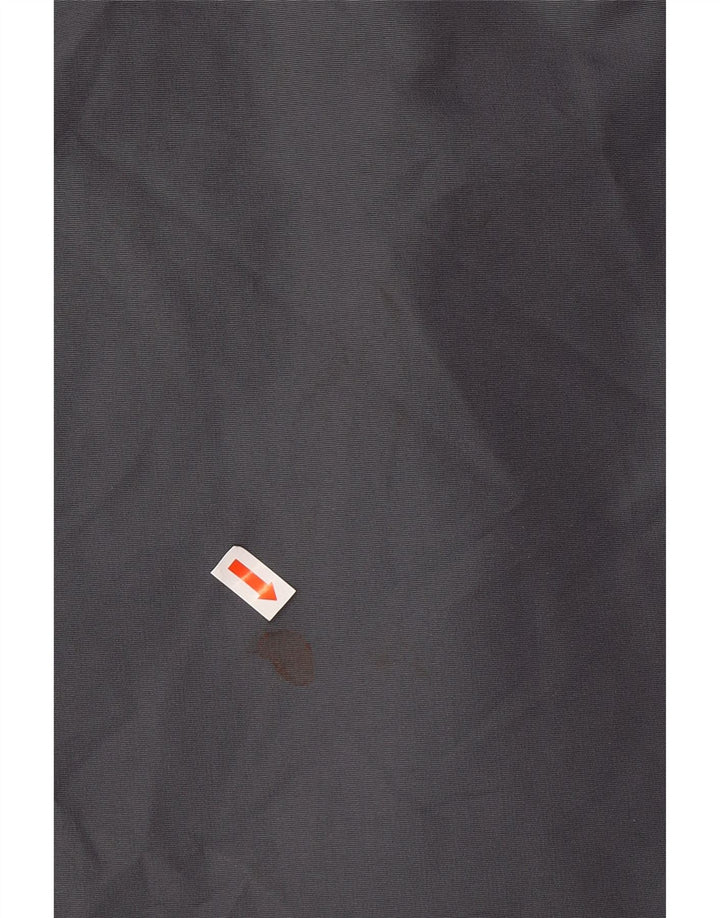 Jaqueta corta-vento masculina ADIDAS com capuz UK 44/46 grande cinza