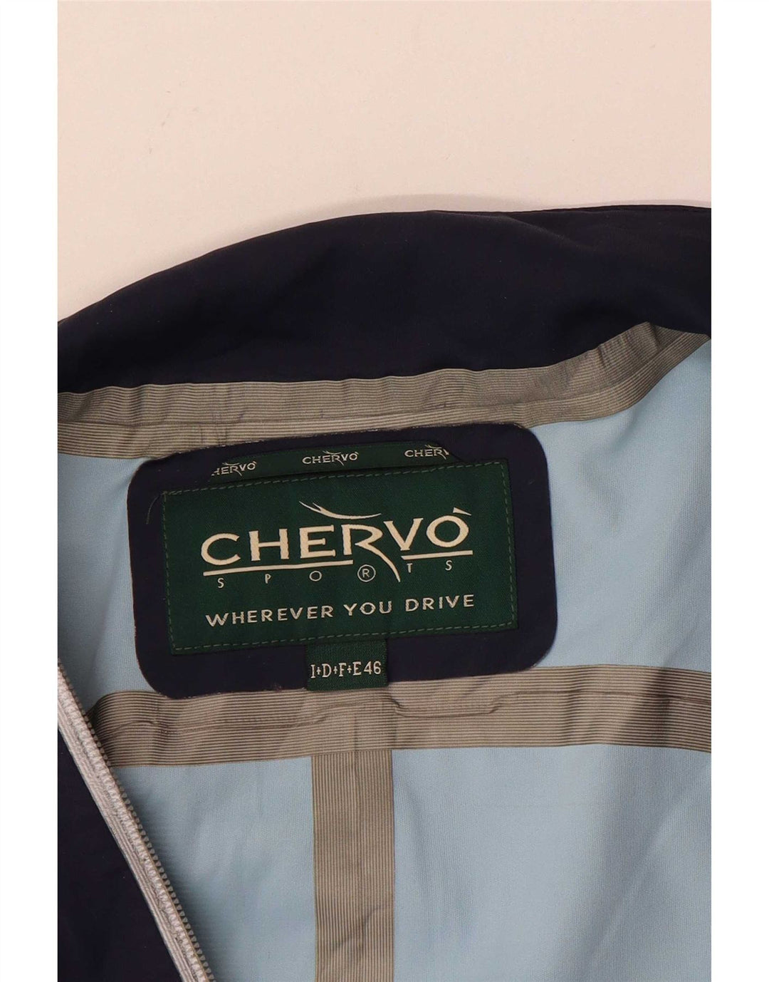 Chervo Mens Gilet IT 46 Pequeno Azul Marinho