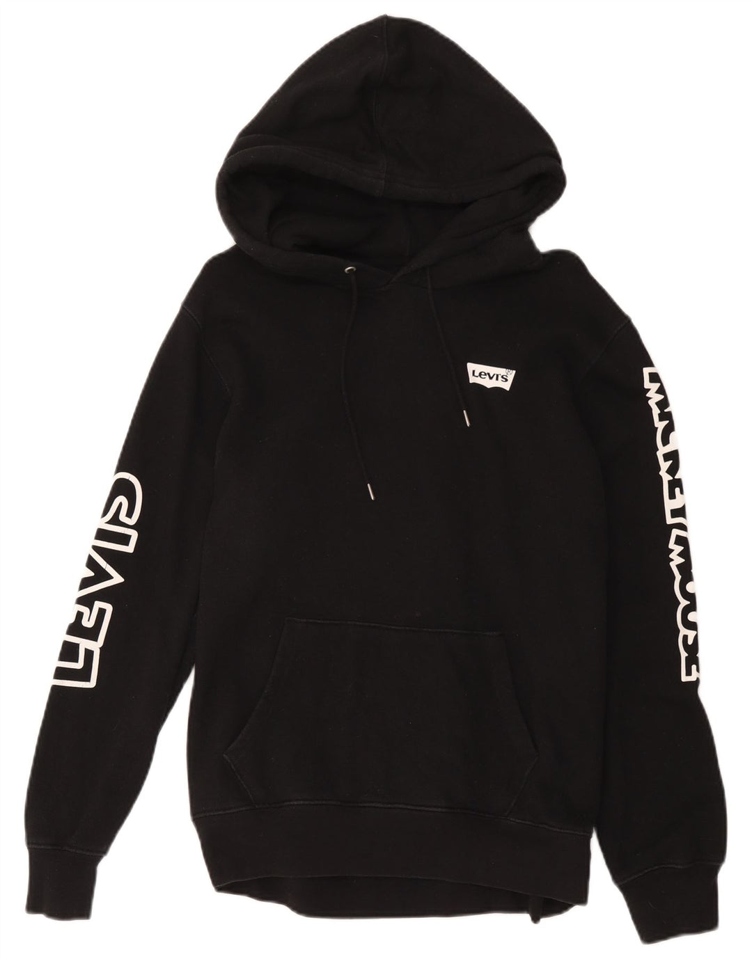 Moletom com capuz gráfico Levi's masculino Mickey Mouse grande algodão preto