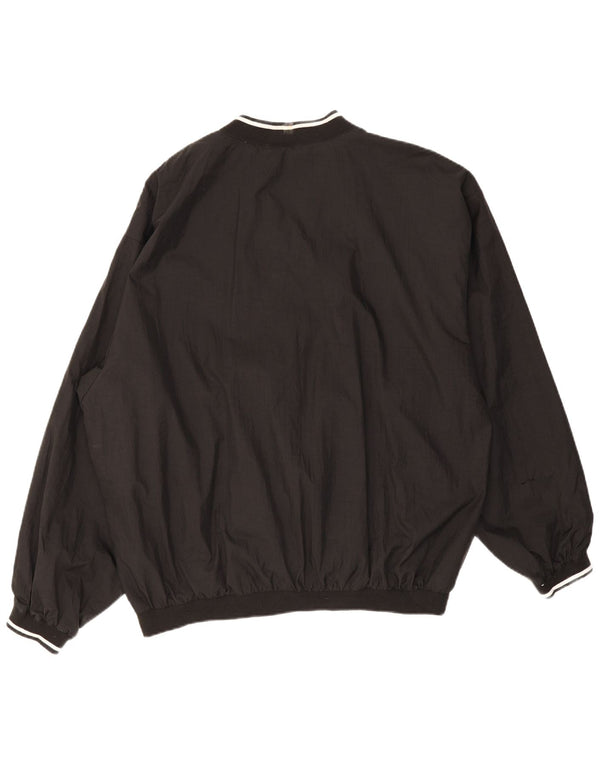 Reebok Mens Pulôver Treino Top XL Preto Nylon