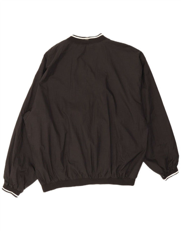 Reebok Mens Pulôver Treino Top XL Preto Nylon