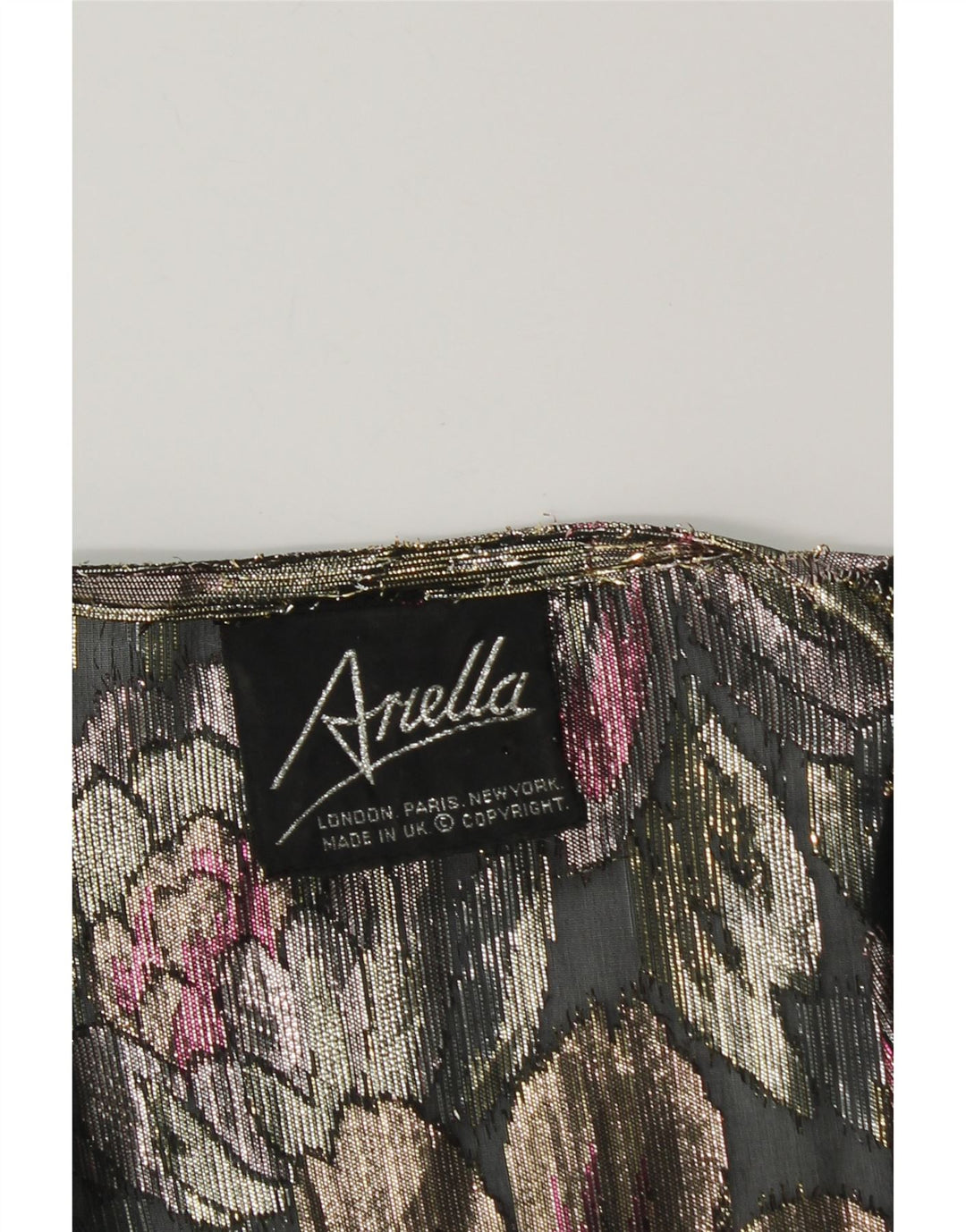 ARELLA Top Cardigan Feminino Crop UK 16 Grande Multicolorido Floral