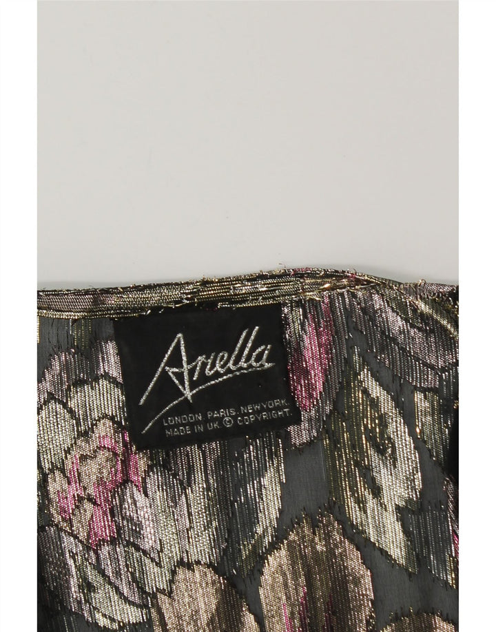 ARELLA Top Cardigan Feminino Crop UK 16 Grande Multicolorido Floral