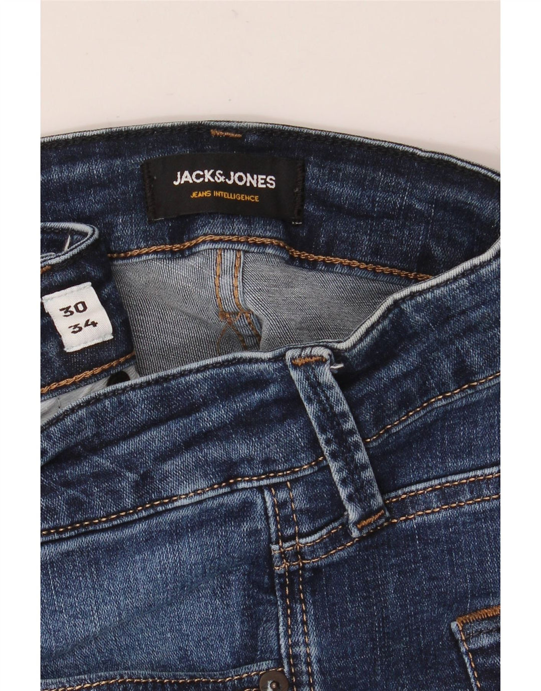 JACK & JONES Masculino GLENN Slim Jeans W30 L30 Azul