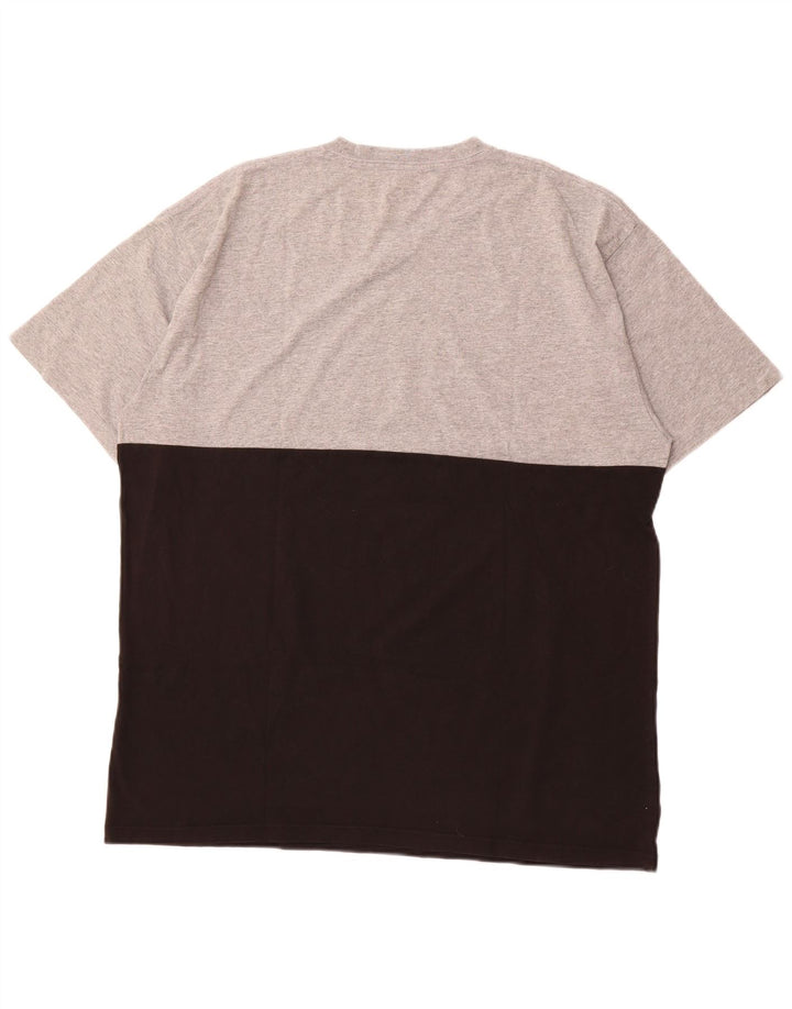 Camiseta VANS Masculina Classic Fit Top XL Preto Colorblock Algodão