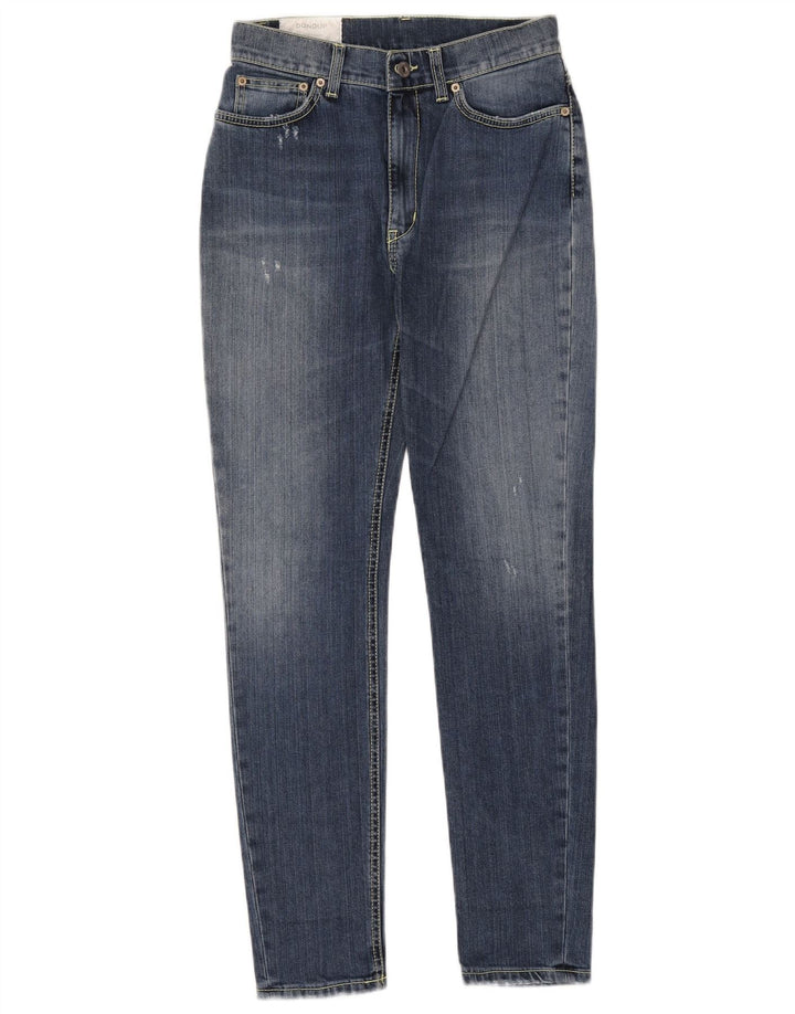 Calça jeans skinny feminina Dondup W27 L29 algodão azul