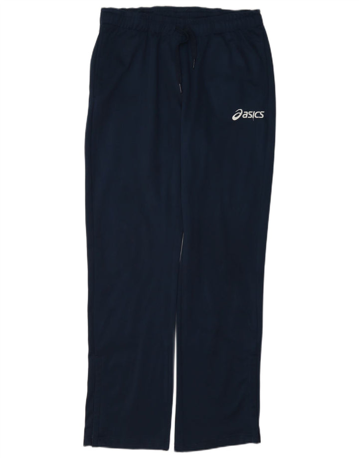 Calça de treino masculina Asics poliéster azul marinho médio