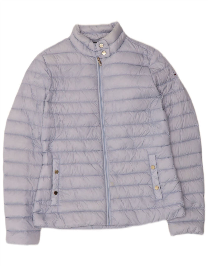 TOMMY HILFIGER Womens Padded Jacket UK 10 Small Blue Polyamide