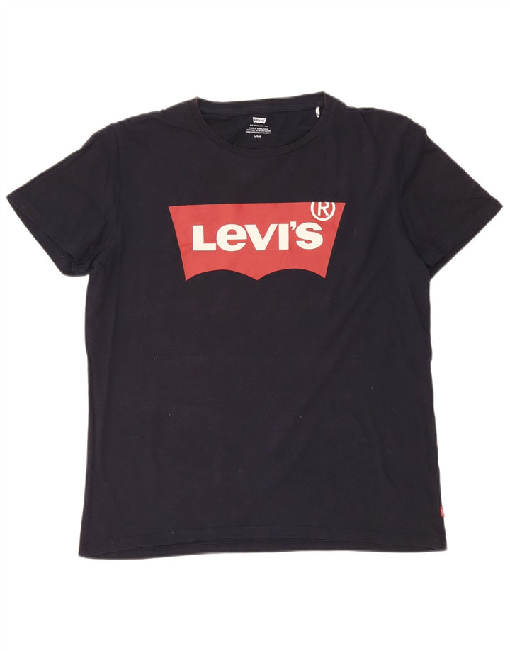 Camiseta gráfica masculina Levi's grande azul marinho