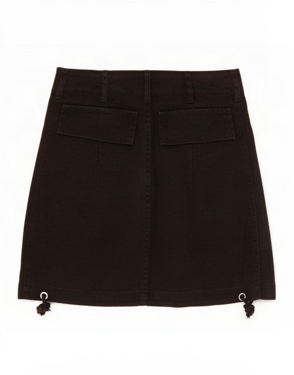 Saia jeans feminina Zara XS W24 preta