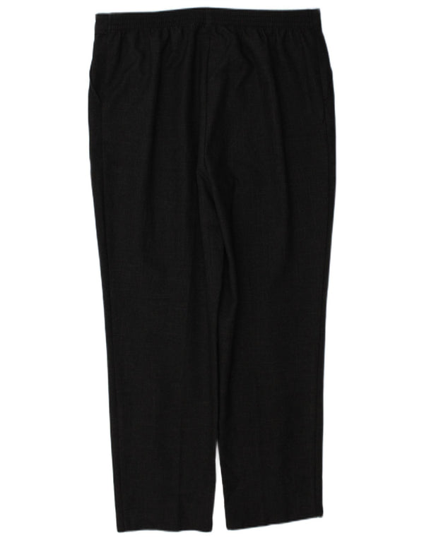 Calça feminina Marks & Spencer UK 16 grande W34 L29 cinza manchada
