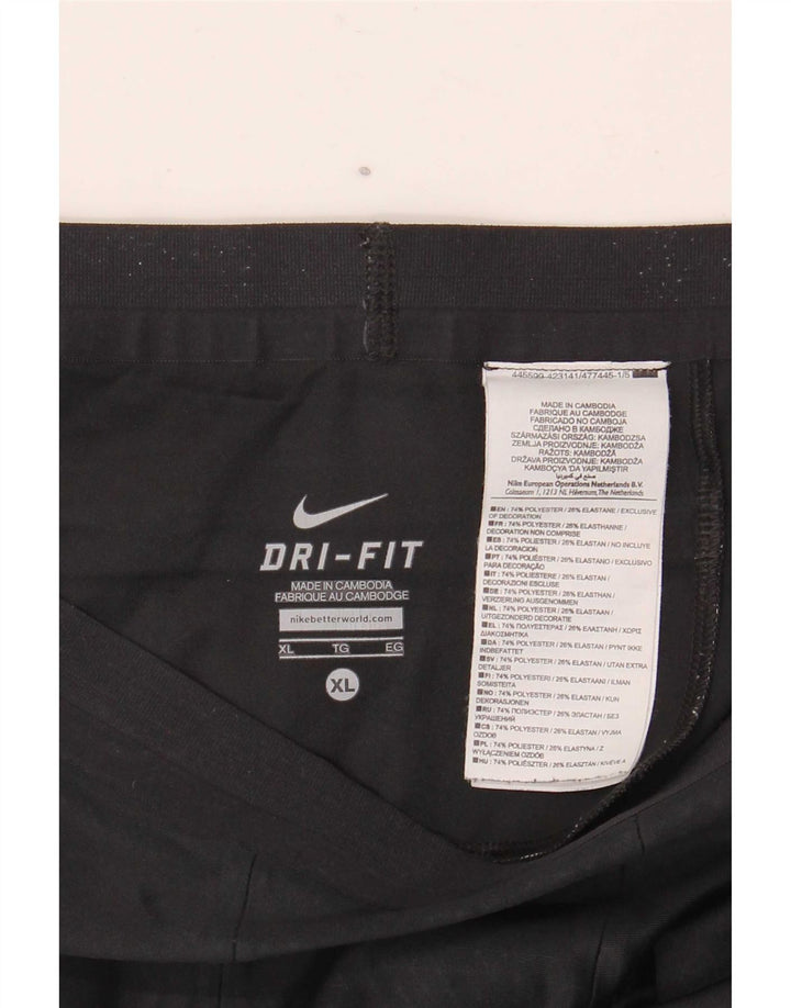 Nike Mens Dri Fit Leggings XL Preto Geométrico Poliéster